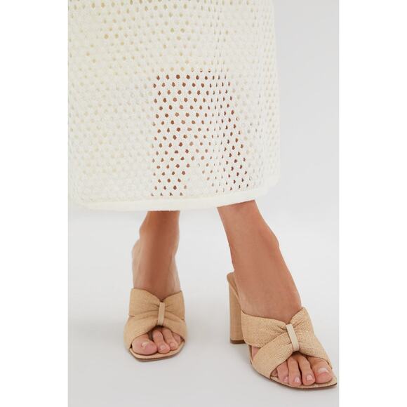 HYACINTH HOUSE Cream Knit Amanyara Maxi Dress Size L NWT Retail $178 Tuckernuck - Picture 6 of 8